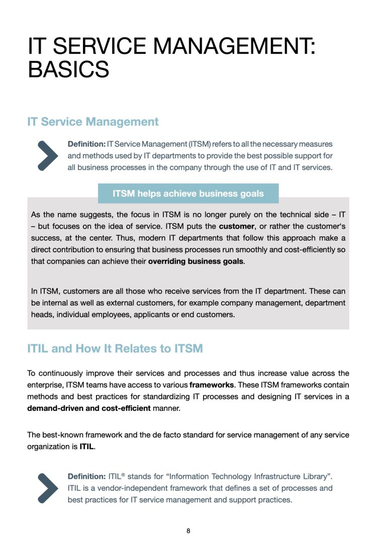 OTRS AG ITSM Whitepaper 2023 EN Sample P8
